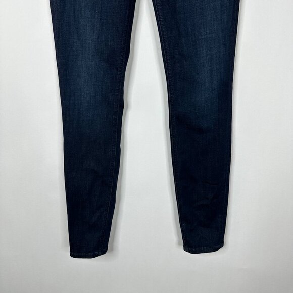 AYR The Skinny Jac's Jean Mid Rise Dark Rinse 25 #7943 - Picture 4 of 15
